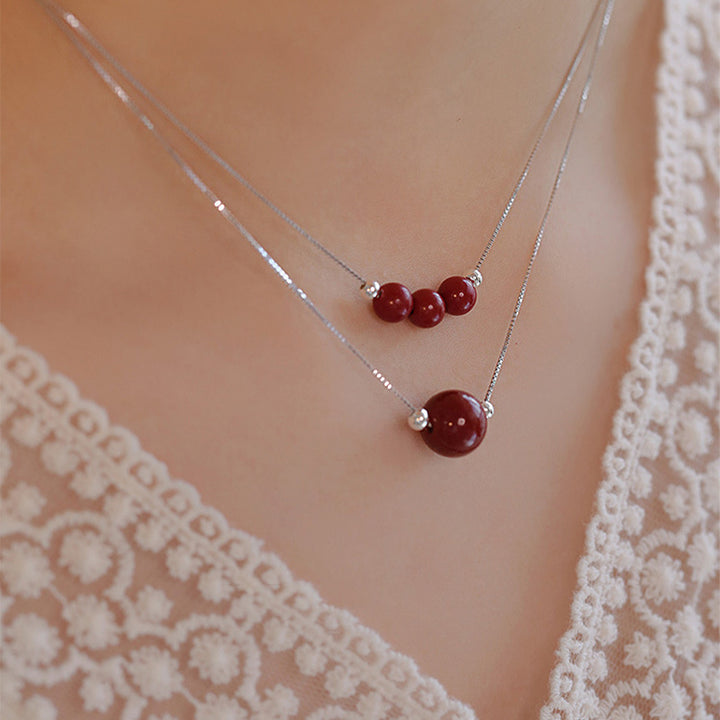 Collier pendentif en argent sterling 925 avec Buddha Stones
