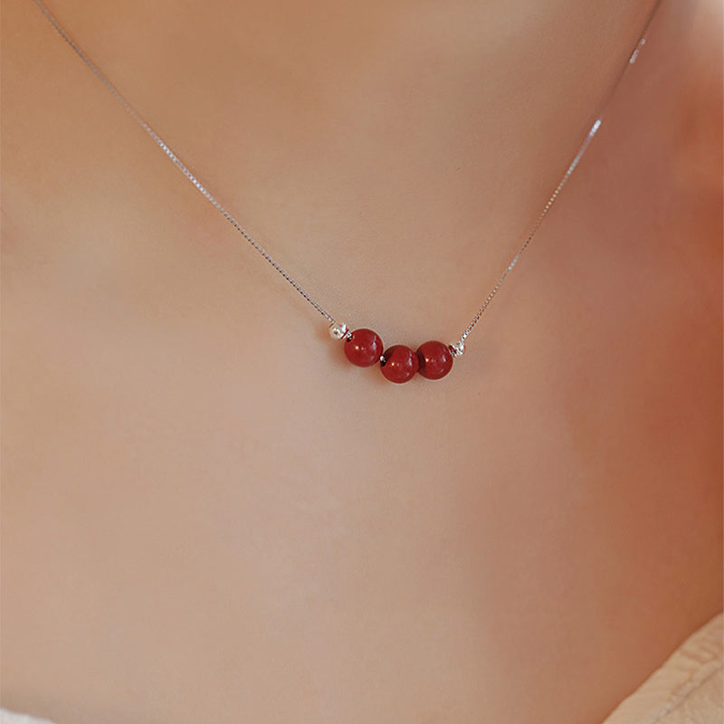 Collier pendentif en argent sterling 925 avec Buddha Stones