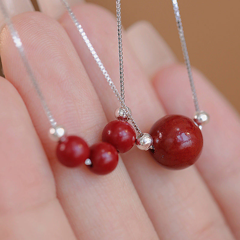 Collier pendentif en argent sterling 925 avec Buddha Stones