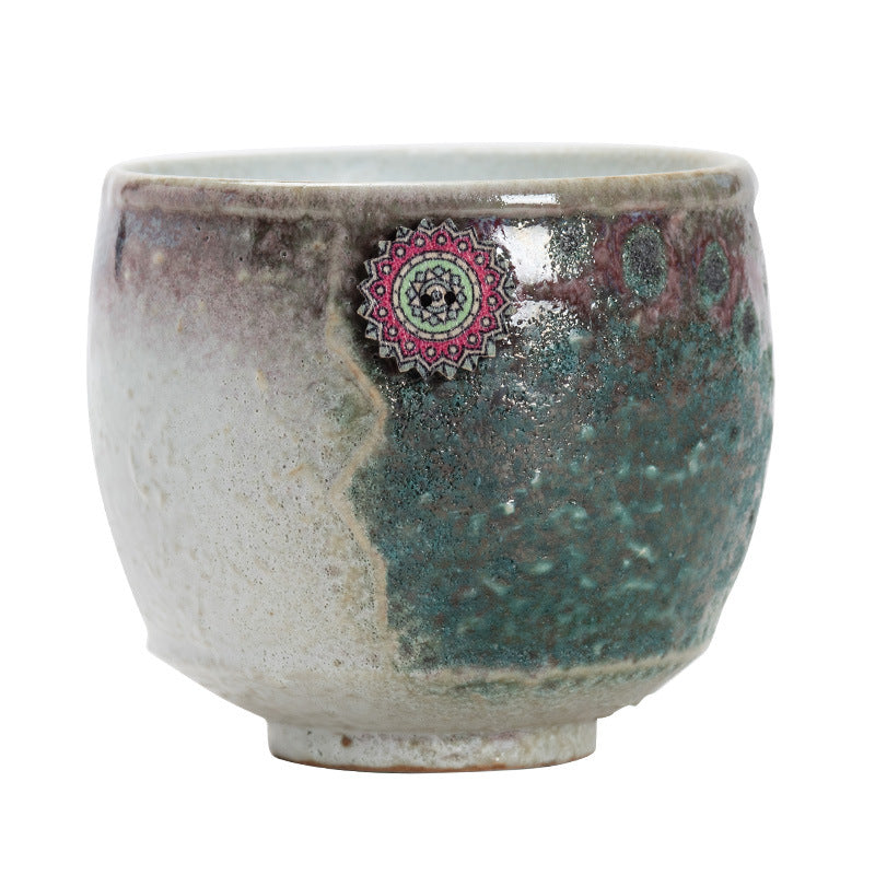 Tasse à café en céramique Buddha Stones Sunflower Kiln Change Tea Latte Espresso Coffee Cup 250ml