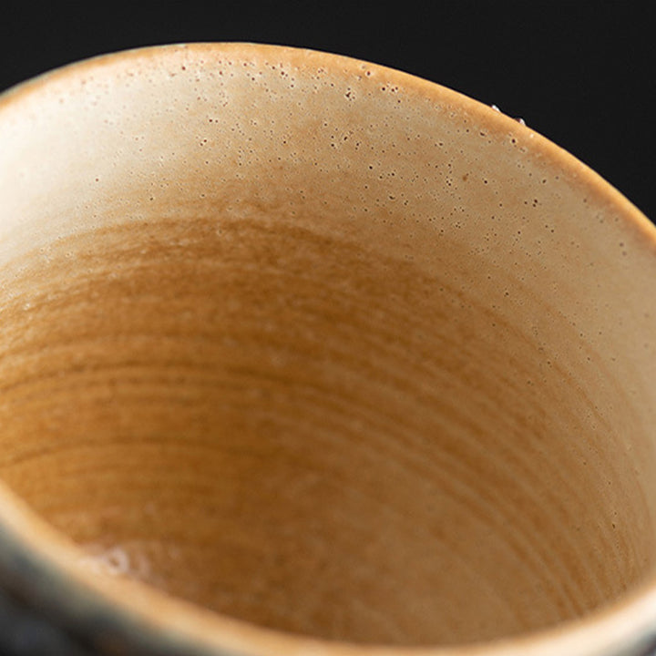 Tasse à café en céramique Buddha Stones Sunflower Kiln Change Tea Latte Espresso Coffee Cup 250ml