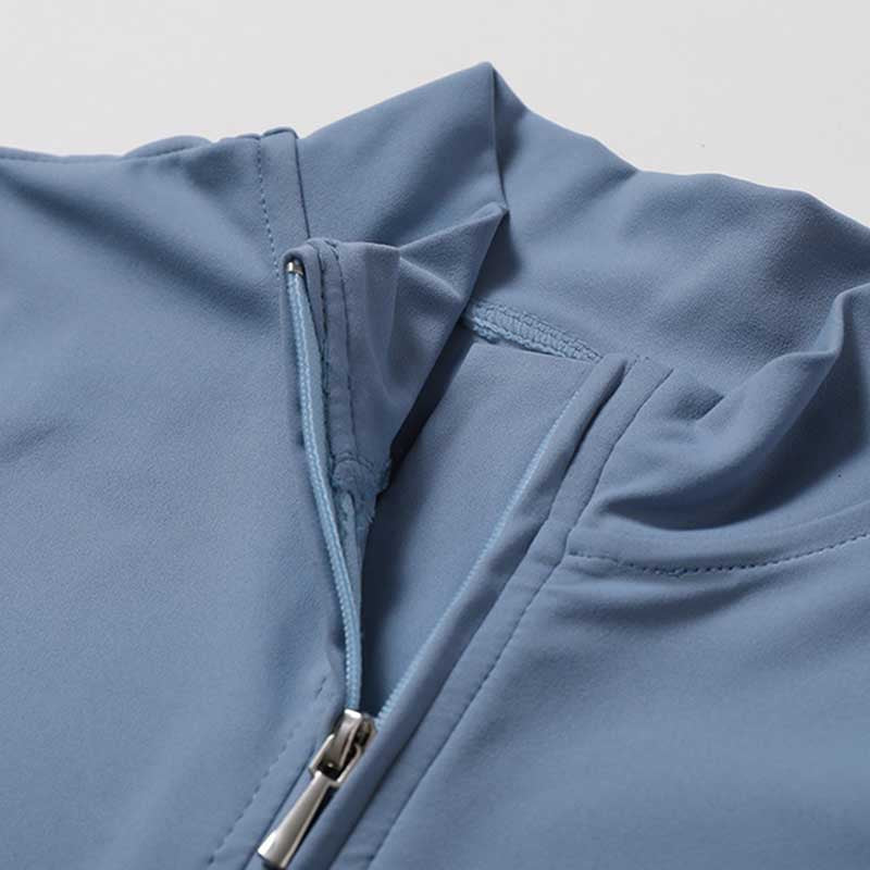 Combinaison à manches courtes et fermeture éclair en Buddha Stones femme, combinaison de sport, de fitness, de yoga - image 11