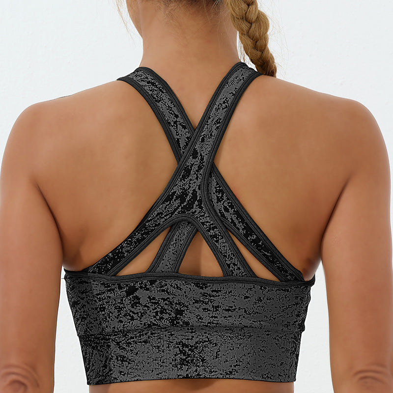 Débardeur court de fitness sans couture Buddha Stones, leggings taille haute, pantalons de sport, de gym, de yoga
