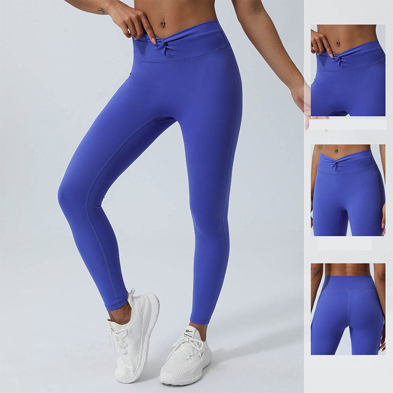 Buddha Stones Femmes Entraînement À Manches Longues Croisé Dos Nu Haut T-shirt Leggings Sports Fitness Yoga Tenue - image 32