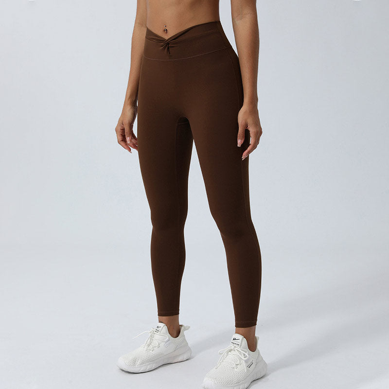 Buddha Stones Femmes Entraînement À Manches Longues Croisé Dos Nu Haut T-shirt Leggings Sports Fitness Yoga Tenue - image 44