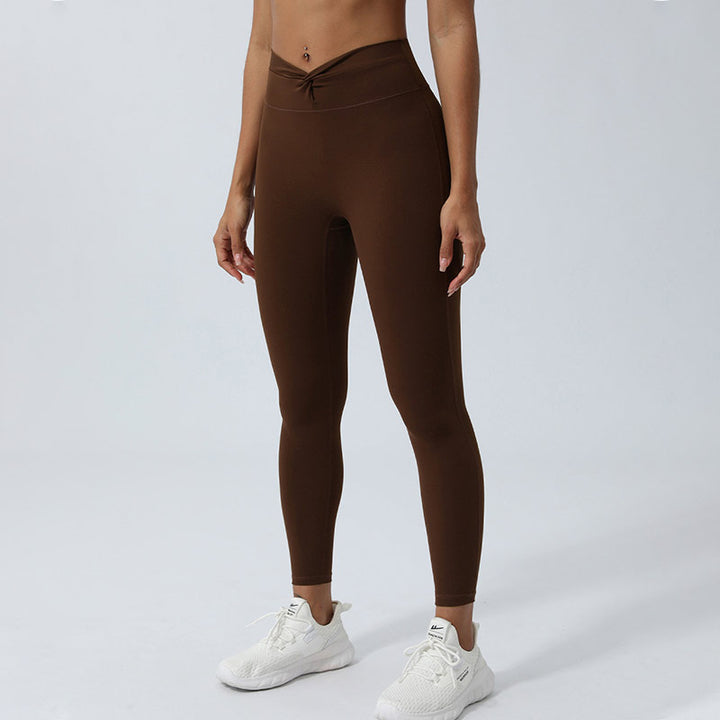 Buddha Stones Femmes Entraînement À Manches Longues Croisé Dos Nu Haut T-shirt Leggings Sports Fitness Yoga Tenue - image 44