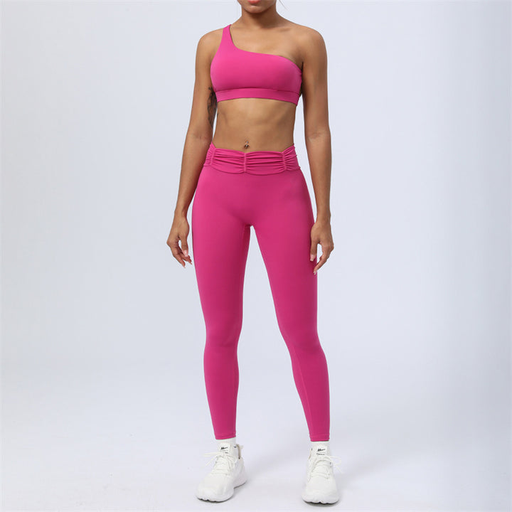 Ensemble de 2 pièces de Buddha Stones , haut dos nu, soutien-gorge, short, leggings, pantalon, tenue de fitness et de yoga - Rose Rouge - 2 pièces (haut et pantalon) - US12，UK/AU16，EU44 (2XL) - image 22