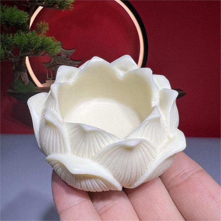 Buddha Stones, Mini fruits ivoire, Tathagata, bouddha Lotus Kwan Yin Avalokitesvara Manjusri Samantabhadra, décoration de bureau de sérénité - image 7