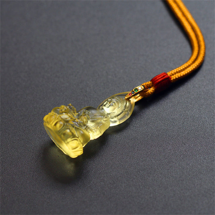Collier pendentif amulette de sérénité en cristal Liuli Bouddha de médecine Bouddha bleu Tathagata Buddha Stones - image 23