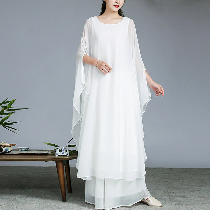 Robe mi-longue à motif simple Buddha Stones , pantalon à jambe large, vêtements de méditation, de pratique spirituelle zen, de yoga et de danse - image 2