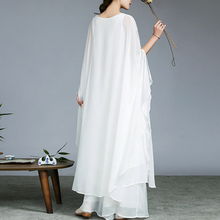 Robe mi-longue à motif simple Buddha Stones , pantalon à jambe large, vêtements de méditation, de pratique spirituelle zen, de yoga et de danse - image 3