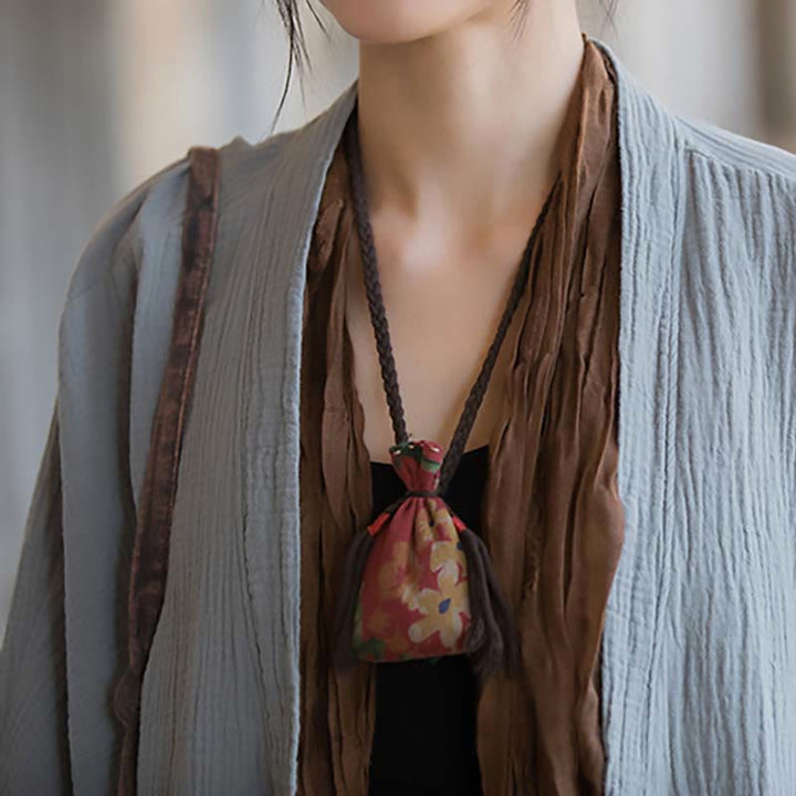 Manteau à manches longues uni avec Buddha Stones , veste en coton à haut ouvert sur le devant pour méditation zen - image 21