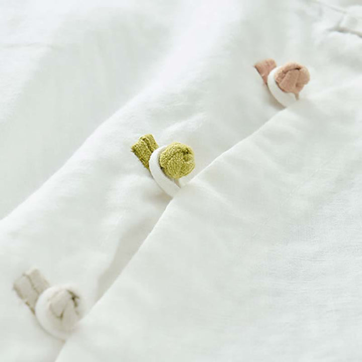 Chemisier en lin ramie avec Buddha Stones pour femme, haut de chemise, vêtements de style Hanfu chinois - image 19