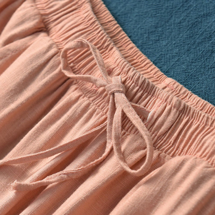 Pantalon large uni Buddha Stones pour danse et yoga pour femme avec poches - image 37