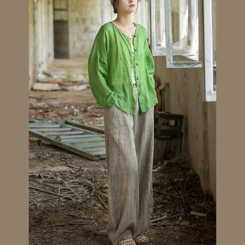 Pantalon sarouel rétro tie-dye Buddha Stones pour femme, pantalon de yoga décontracté avec poches - image 13