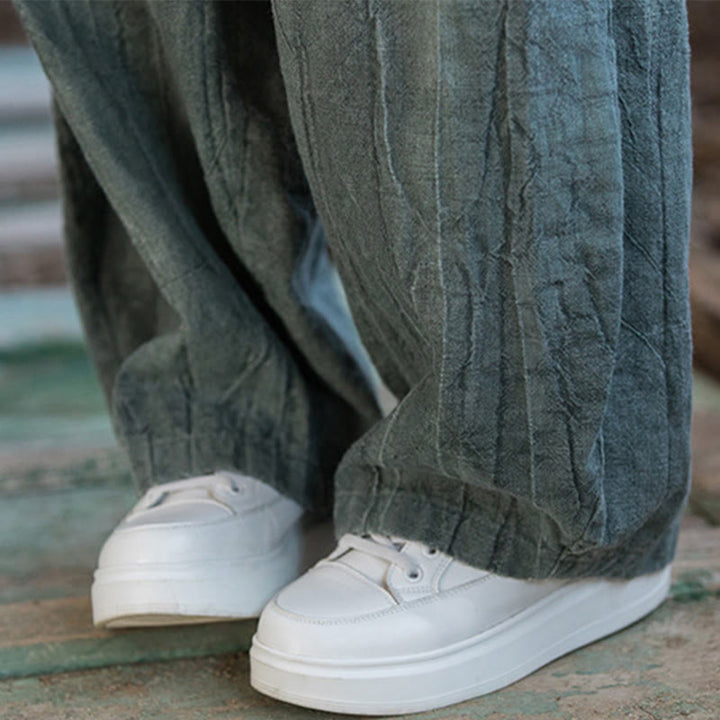 Pantalon sarouel rétro tie-dye Buddha Stones pour femme, pantalon de yoga décontracté avec poches - image 34