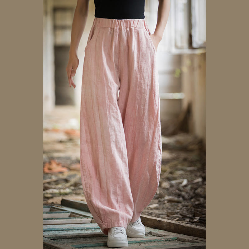 Pantalon sarouel rétro tie-dye Buddha Stones pour femme, pantalon de yoga décontracté avec poches