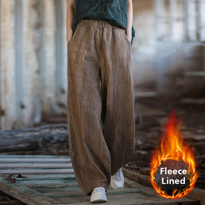 Pantalon sarouel rétro tie-dye Buddha Stones pour femme, pantalon de yoga décontracté avec poches
