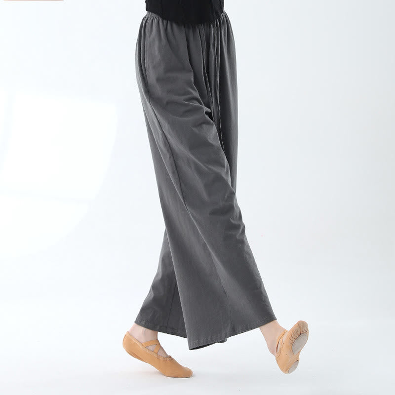 Pantalon ample en Buddha Stones avec cordon de serrage et poches pour yoga et danse