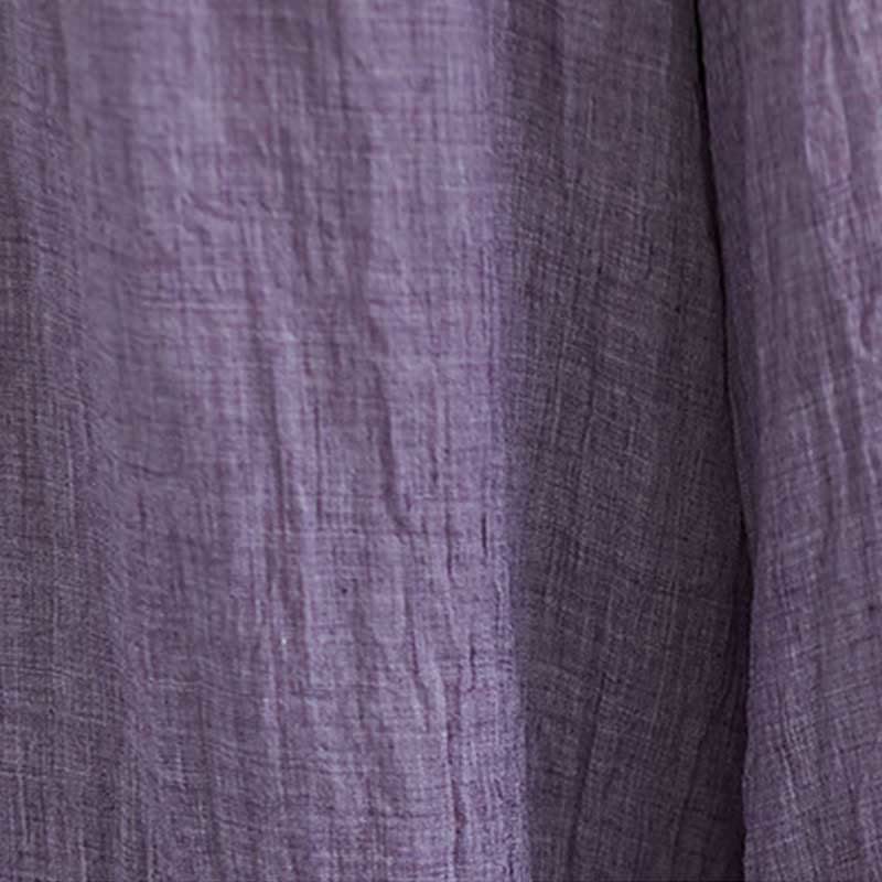 Pantalon large décontracté en coton et lin pour femme avec Buddha Stones pour le yoga et la danse - image 27