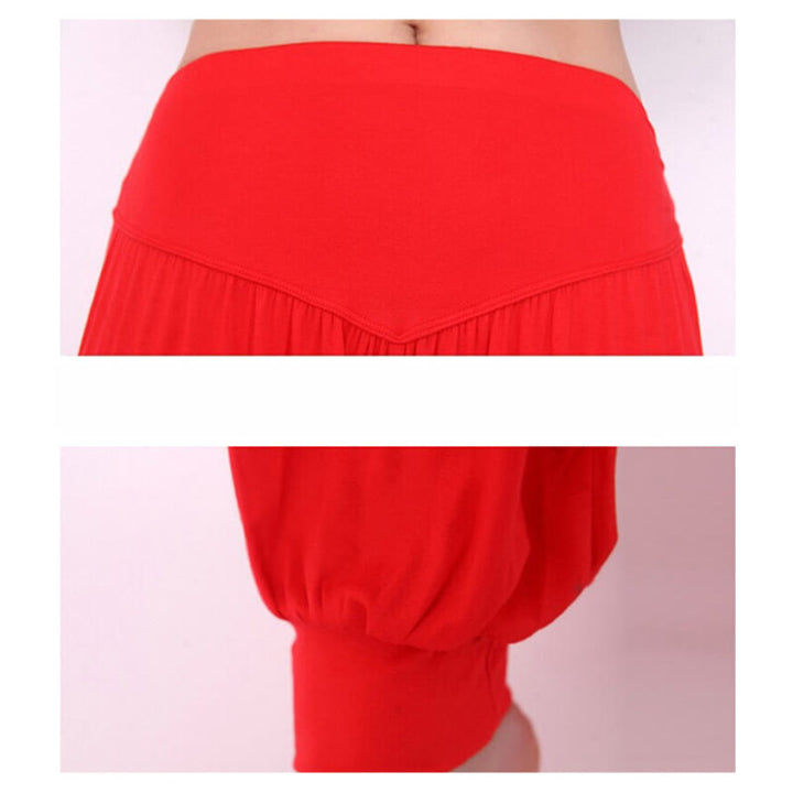 Pantalon de yoga long harem uni couleur Buddha Stones - image 28