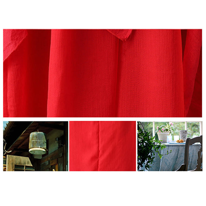 Robe tunique mi-longue à col en V Buddha Stones Pantalon à jambe large Vêtements de danse pour la pratique de la méditation zen - image 20