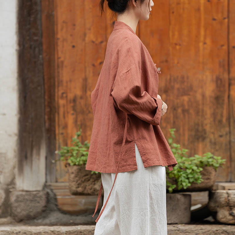 Chemise à Buddha Stones et motif Hanfu - image 21