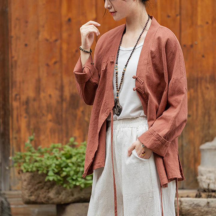 Chemise à Buddha Stones et motif Hanfu - image 19