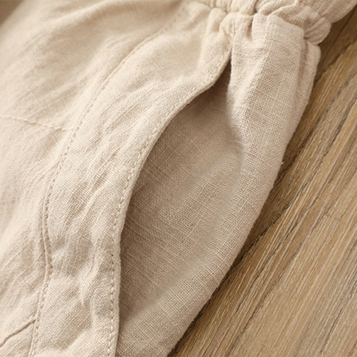 Pantalon de yoga ample de couleur unie avec poches et Buddha Stones - image 12