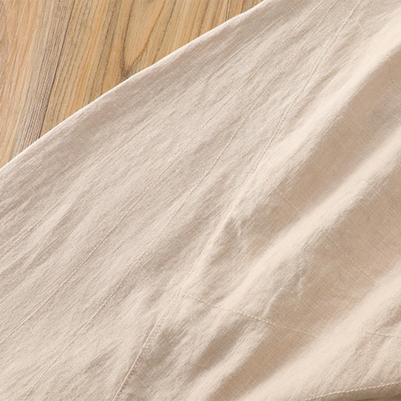 Pantalon de yoga ample de couleur unie avec poches et Buddha Stones - image 14