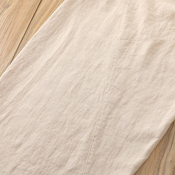 Pantalon de yoga ample de couleur unie avec poches et Buddha Stones - image 15