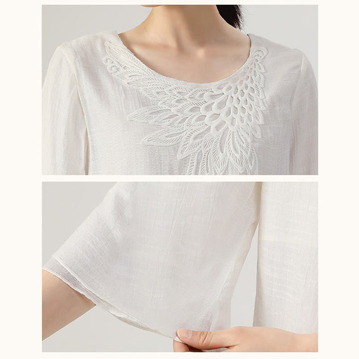 Ensemble de 2 uniformes de Tai Chi à manches longues et boutons en forme de Buddha Stones pour méditation, prière, pratique zen, pour femmes