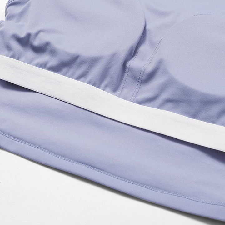 Débardeur dos nu sans manches avec bretelles et soutien-gorge évasé Buddha Stones pour le sport, le fitness et le yoga - image 14