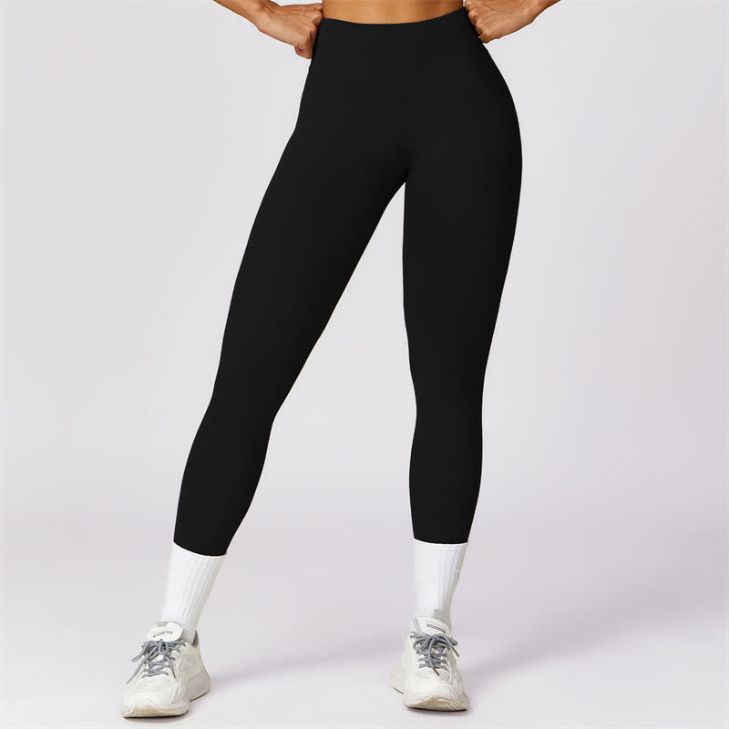 T-shirt à manches courtes pour femmes Buddha Stones, haut, leggings taille haute, pantalon pour le sport, le yoga - Noir - Pantalon - US8-10，UK/AU12-14，EU40-42 (XL)  - image 7