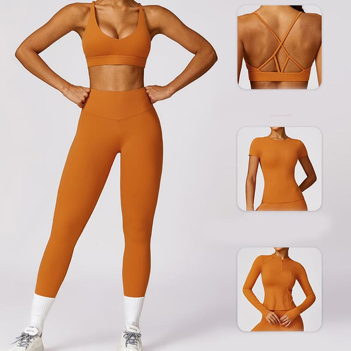 T-shirt à manches courtes pour femmes Buddha Stones, haut, leggings taille haute, pantalon pour le sport, le yoga - image 27