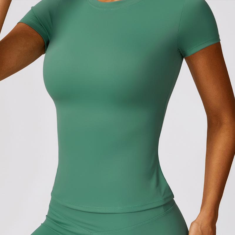 T-shirt à manches courtes pour femmes Buddha Stones, haut, leggings taille haute, pantalon pour le sport, le yoga