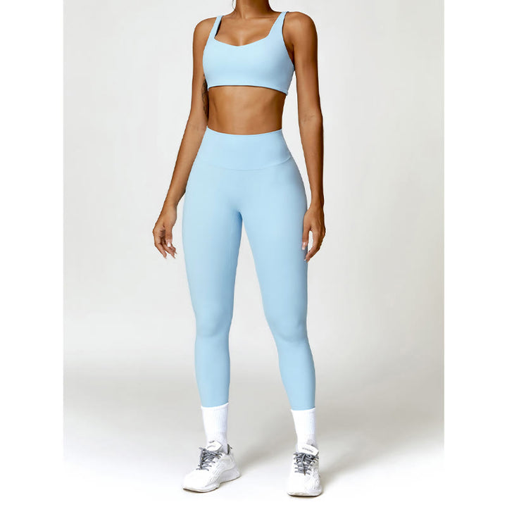 Buddha Stones Gym Sports Yoga Soutien-gorge dos nu Crop Tank Top Shorts - image 18