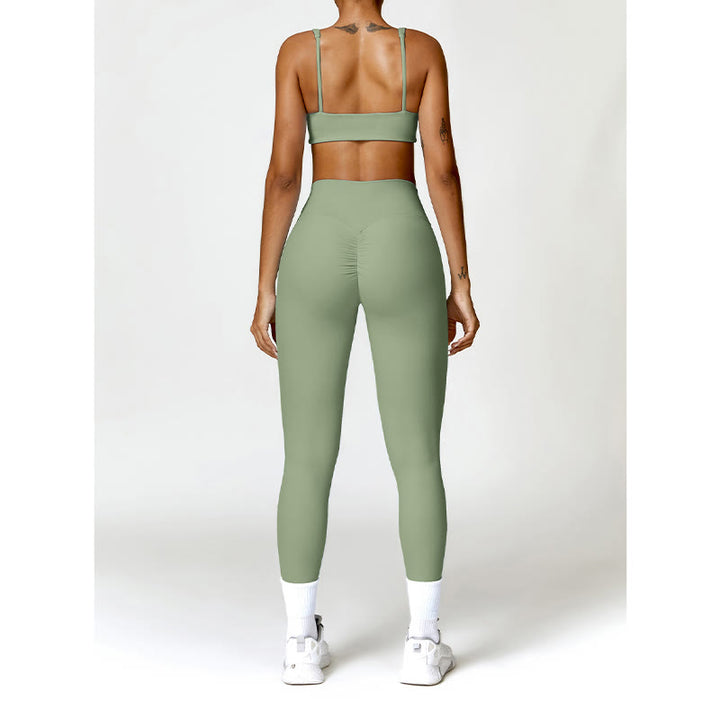 Buddha Stones Gym Sports Yoga Soutien-gorge dos nu Crop Tank Top Shorts - image 28