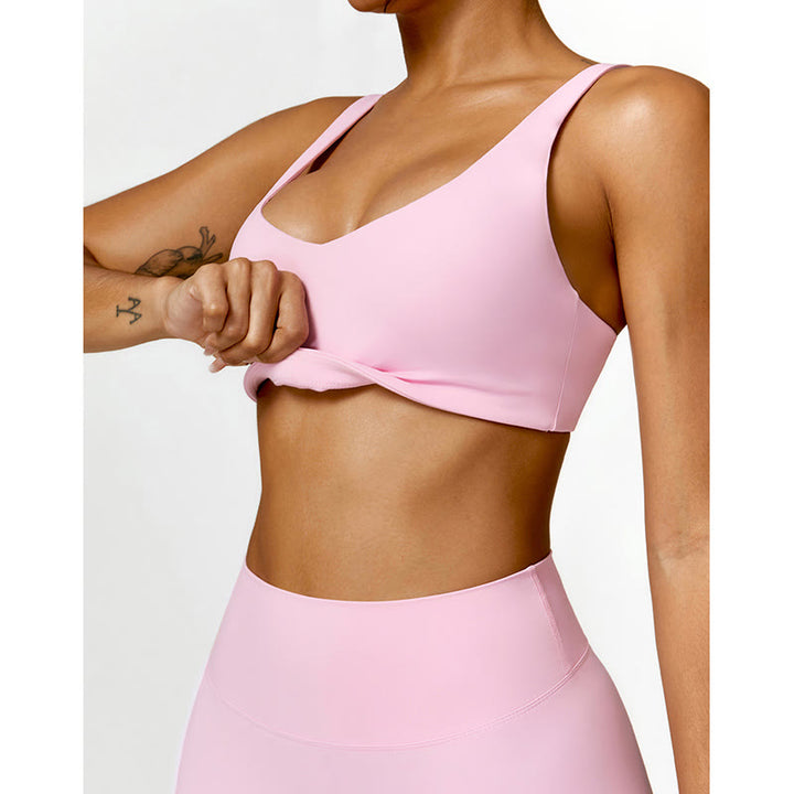 Buddha Stones Gym Sports Yoga Soutien-gorge dos nu Crop Tank Top Shorts - image 39