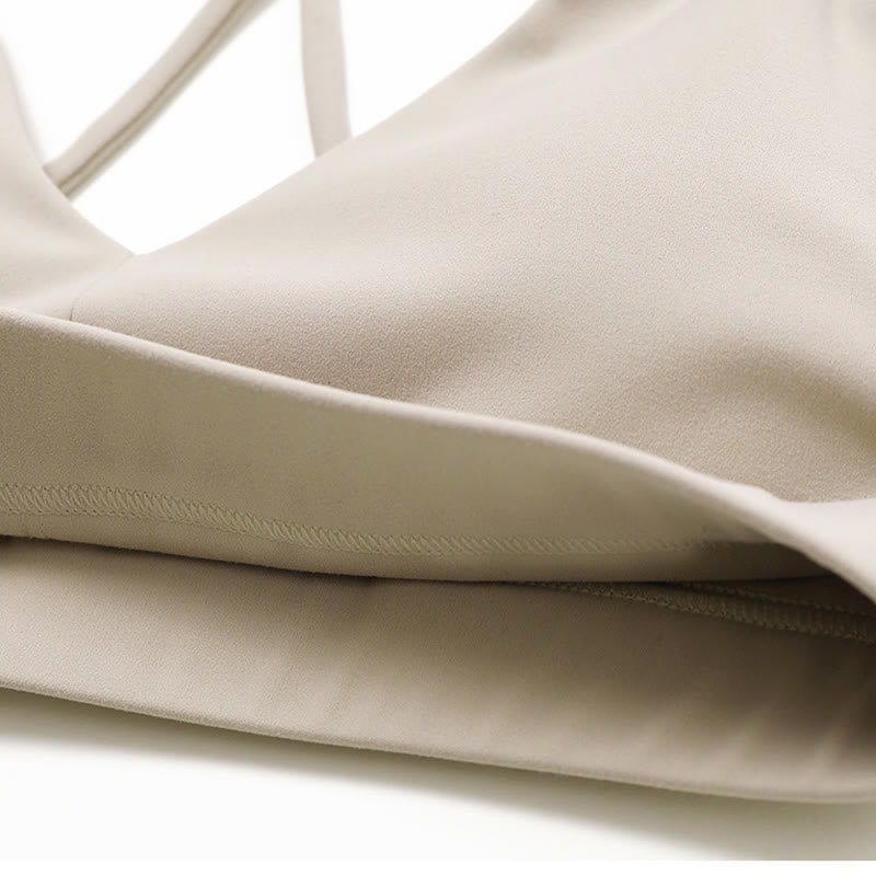 Buddha Stones Gym Sports Yoga Soutien-gorge dos nu Crop Tank Top Short respirant - image 36