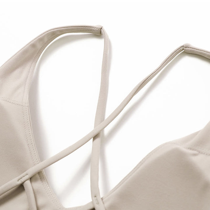 Buddha Stones Gym Sports Yoga Soutien-gorge dos nu Crop Tank Top Short respirant - image 34