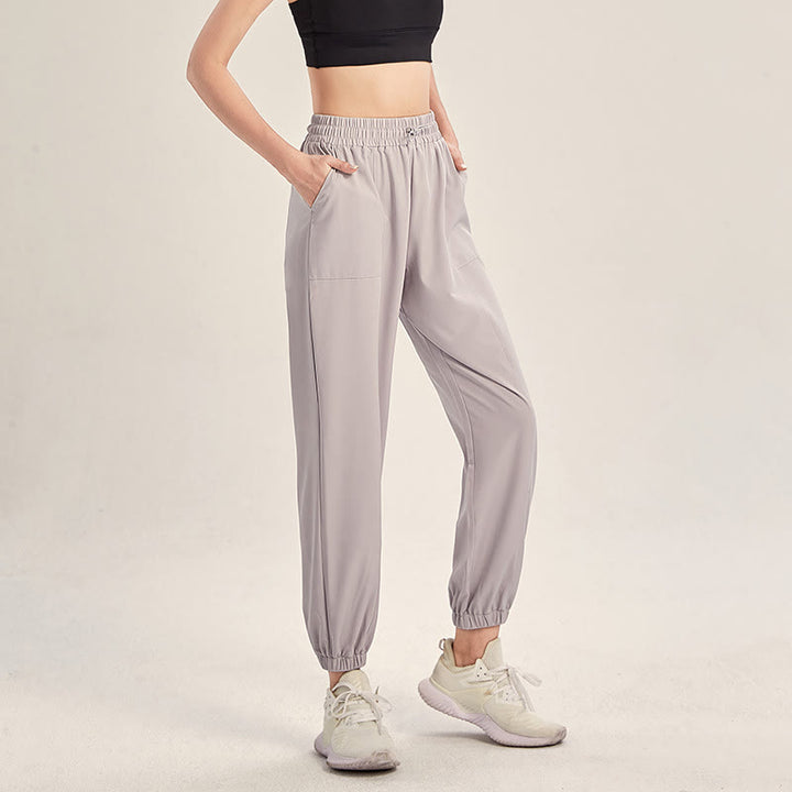 Pantalon de survêtement de sport Buddha Stones Fitness Yoga avec poches - Lin - US18，UK/AU22，EU50 (5XL) - image 16