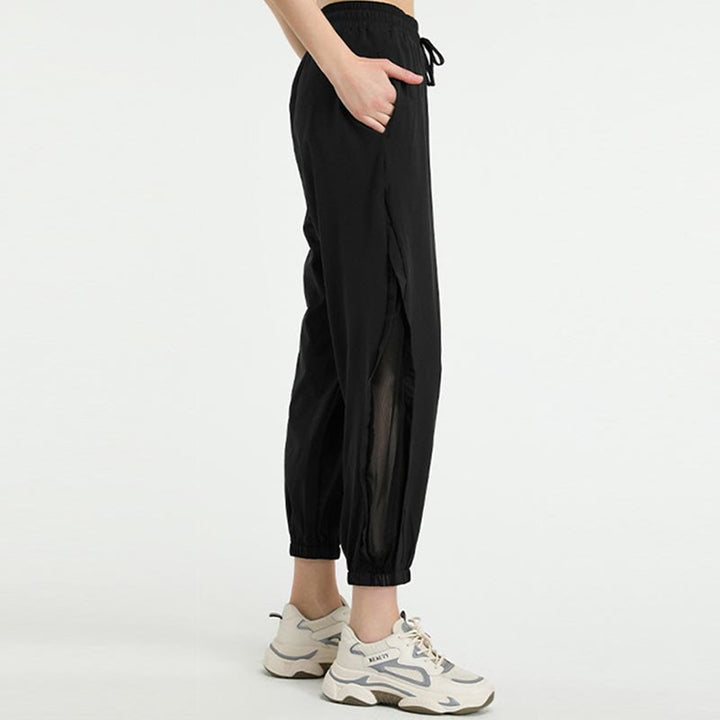 Pantalon de sport taille haute ample Buddha Stones pour le fitness, le yoga et le survêtement, avec poches - image 8