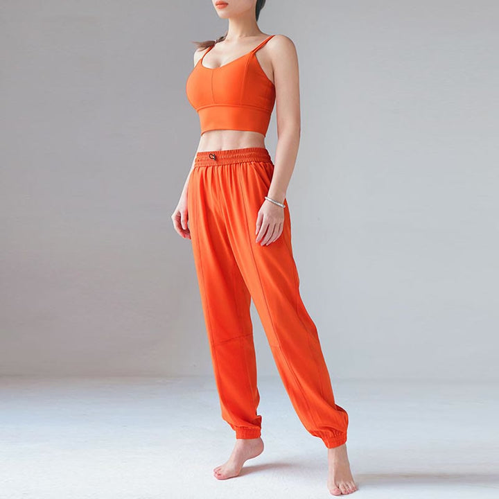 Pantalon de survêtement taille haute Buddha Stones pour le fitness, le yoga, le sport, le jogging, avec poches