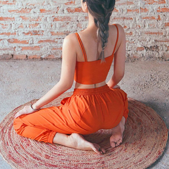 Pantalon de survêtement taille haute Buddha Stones pour le fitness, le yoga, le sport, le jogging, avec poches - image 11