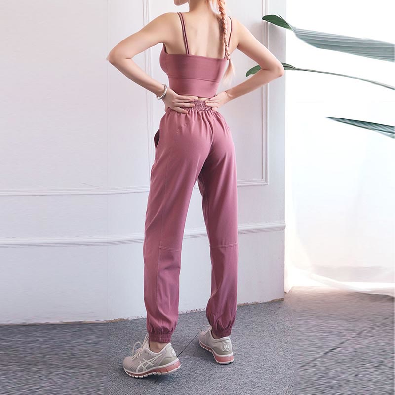 Pantalon de survêtement taille haute Buddha Stones pour le fitness, le yoga, le sport, le jogging, avec poches