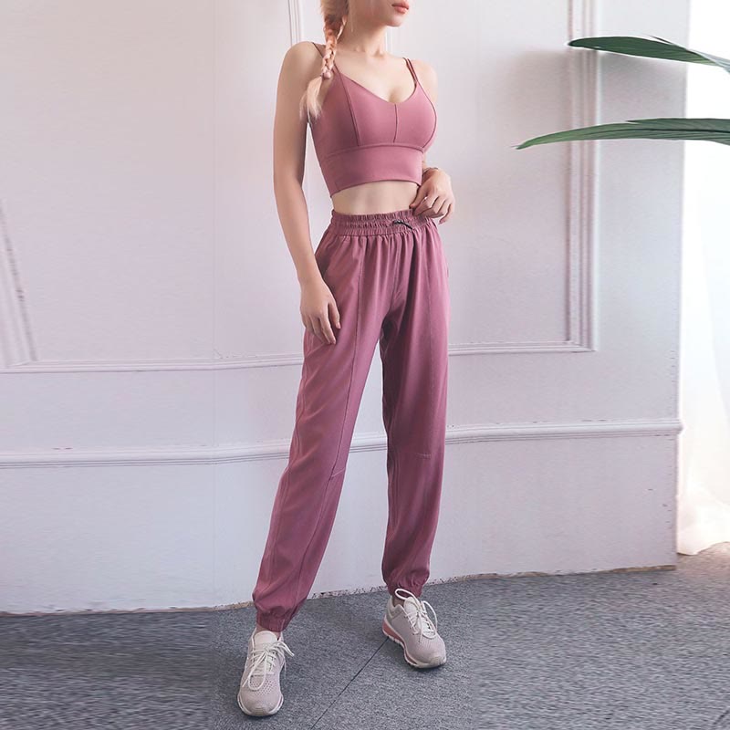 Pantalon de survêtement taille haute Buddha Stones pour le fitness, le yoga, le sport, le jogging, avec poches