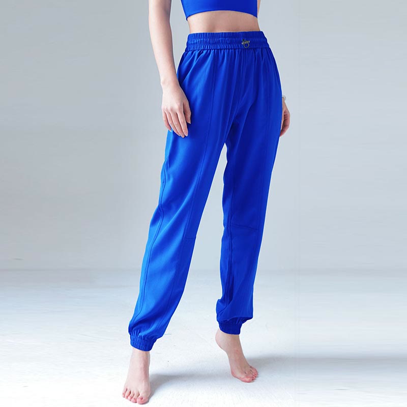 Pantalon de survêtement taille haute Buddha Stones pour le fitness, le yoga, le sport, le jogging, avec poches