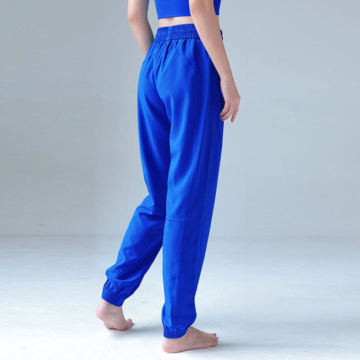 Pantalon de survêtement taille haute Buddha Stones pour le fitness, le yoga, le sport, le jogging, avec poches