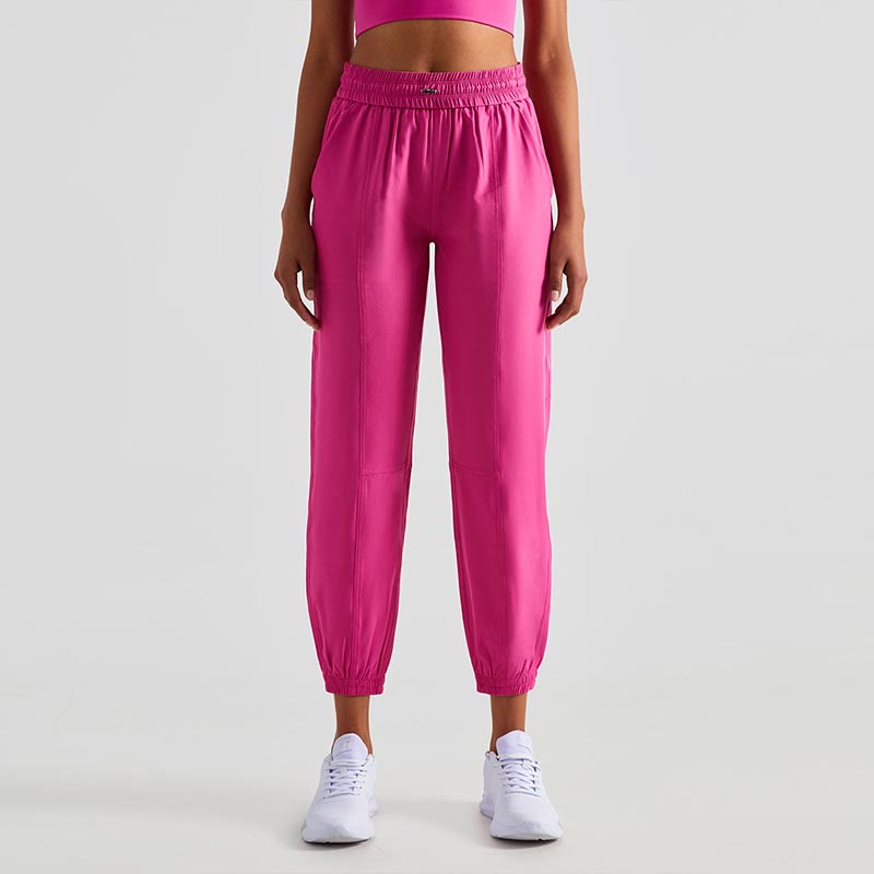 Pantalon de survêtement taille haute Buddha Stones pour le fitness, le yoga, le sport, le jogging, avec poches - Rose rouge - US8-10，UK/AU12-14，EU40-42 (XL) - image 34